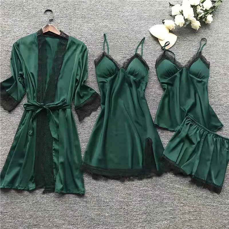 Women's Sleep Robe Gown Sets Sleepwear Pajamas Lounge | SAMAG