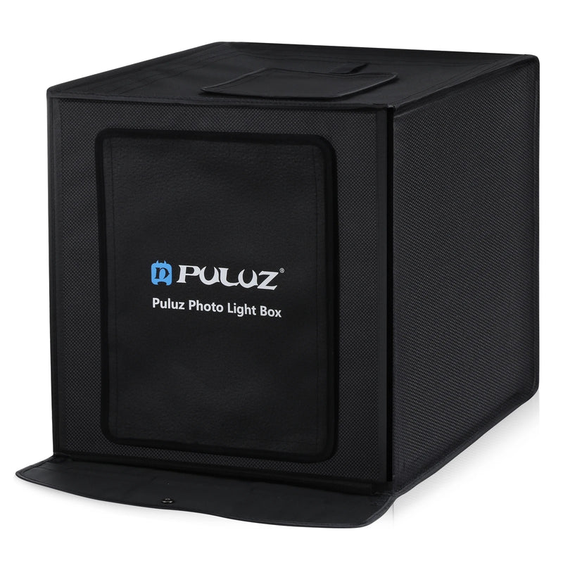 PULUZ 60cm Photo Studio Box Portable Light Soft Box LED 5500K White Light Dimmable 36W Photography Tent Kit with 6 Backdrops