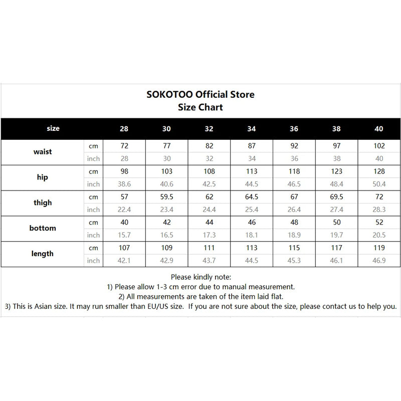 Men Patch Cargo Denim Jeans Streetwear Rivet Released Hem | SAMAG