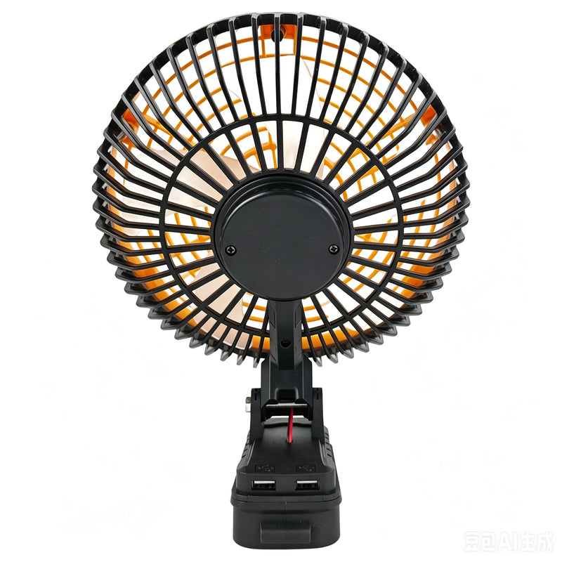 Powered Desktop Fan 8 Inch 360° Rotation Portable Electric Outdoor Camping for Home Office Computer For - View 3 | SAMAG