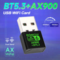 AX900 USB WiFi 6 Bluetooth 5.3 Adapter 2in1 Dongle Dual Band 2.4G&5GHz Network Wireless Wlan Receiver DRIVER FREE | SAMAG