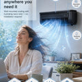 2 in 1 Air Conditioner Fan Air Cooler Tabletop wall-mounted Dual-use Powerful Cooling Portable Cooling Mini Fan for Home Office
