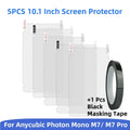 5PCS Screen Protector for Anycubic Photon Mono M7 Pro M7 Resin LCD 3D Printer Scratch Proof Protector Film 3D Accessories