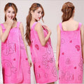 Women Bathrobe Wearable Bath Towel Superfine Fiber Towels Soft and Absorbent Chic Towel For Autumn Hotel Home Bathroom Gifts