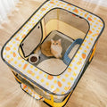 Foldable Oxford Cloth Pet Playpen Indoor Outdoor Tent Fence Easy Assemble Portable Pen Puppy Cat Small Animal Daily Supplies