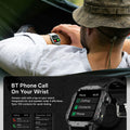 2025 New for Xiaomi Military Smart Watch Men IP67 3ATM Outdoor Sports Fitness Tracker Health Monitor 1.44Inch BT Call Smartwatch