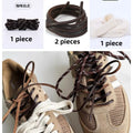 Length 100cm DIY Freedly Round Leather Colorful MIU Shoelaces Canvas Casual  Boots Shoe Laces Rope Shoestrings