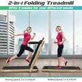 Compact 2 - in - 1 Under Desk Treadmill with 2.25HP, LED - View 3 | SAMAG