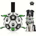 Interactive Dog Soccer Ball, Durable and Tear-Resistant Pet Soccer Ball, Outdoor Retrieval Training Ball for Dogs