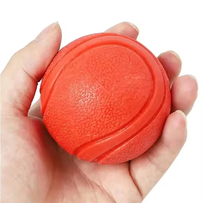 Dog Chew Toy Ball Elastic Rubber Solid Ball Anti-Chew For Outdoor Throwing Recovery Training Durable Bite-Resistant Rubber Ball
