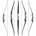 20-60lbs 60" Black Hunter Longbow Bow LimbsTakedown | SAMAG
