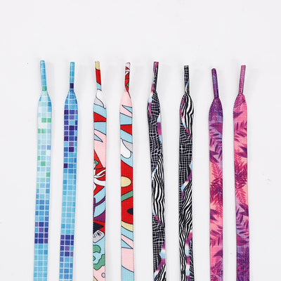 Graffiti Shoelaces Leisure Flat Shoe Laces Wear for Men & Women
