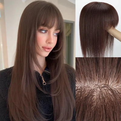 Silk Base Top Full Lace Wig Human Hair Wigs 100% Malaysian Silky Straight Silk Base Full Lace Human Hair Wig Natural Hairline