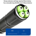 99000000LM Super Bright LED Flashlight 100W GT60 Long Range Powerful Torch Type-c Rechargeable Outdoor Flashlight Power Display