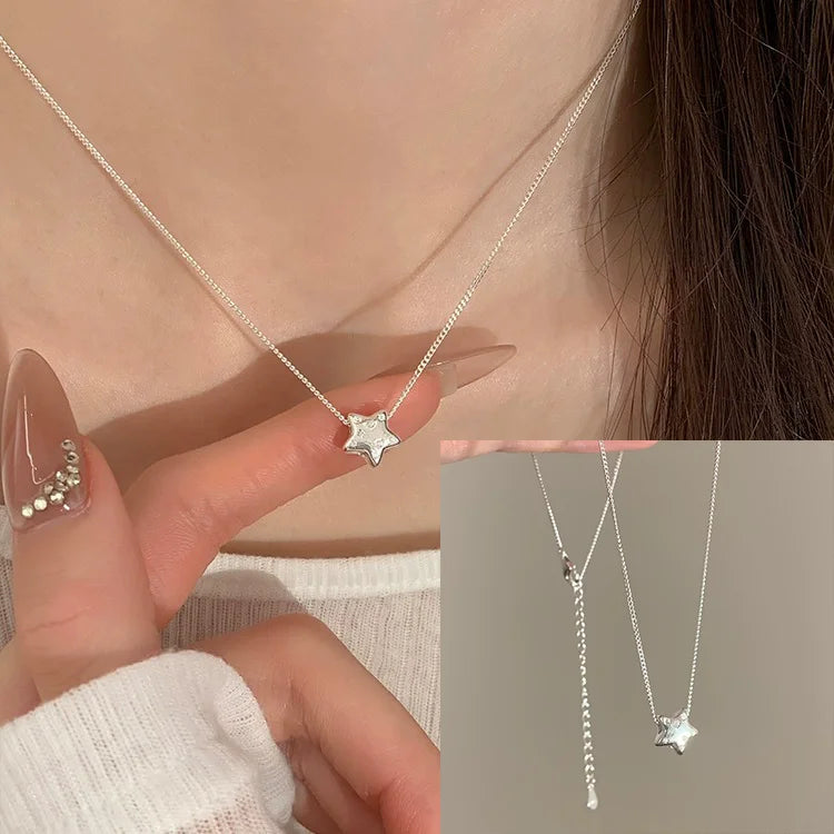 VENTFILLE 925 Sterling Silver Bead Geometry Necklace | SAMAG