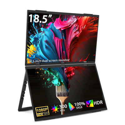 18.5 Inch Dual IPS Portable Monitor 100Hz 1080P FHD | SAMAG