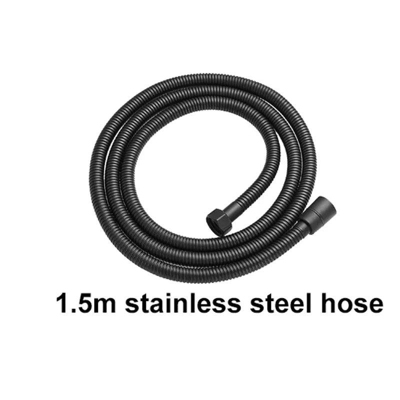 5 Spray ABS Portable Shower Head High Pressure Large Flow Spa Filtered Shower Heads with Stop Button Universal Bathroom Nozzle