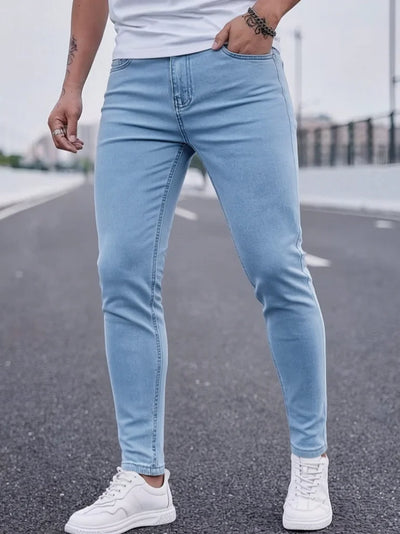 Men'S Casual Fashion Jeans; Slim-Fit | SAMAG
