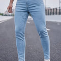 Men'S Casual Fashion Jeans; Slim-Fit | SAMAG
