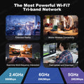 WiFi 7 BE6500 MT7925 Bluetooth 5.4 M.2 NGFF Desktop Network Card BT5.4 802.11be Wireless Adapter for PC - Visuel 2 | SAMAG
