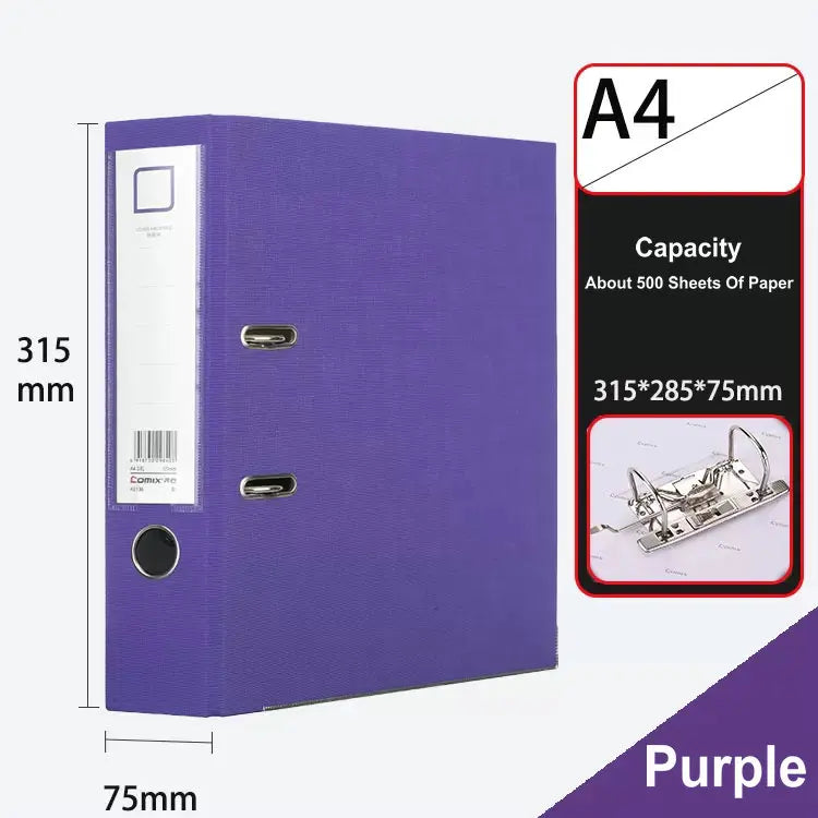 Multicolor Big Ring Binder A4 Lever Arch File Folder For Documents A4 File Organizer Lever Arch Folder On Rings Office Supplies
