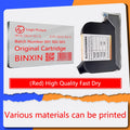 Baiyi Ink Cartridge 12.7mm Quick Dry Original Solvent 0.5 inch Eco for Inkjet Ink Jet Printer