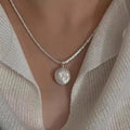 VENTFILLE 925 Sterling Silver Bead Geometry Necklace | SAMAG