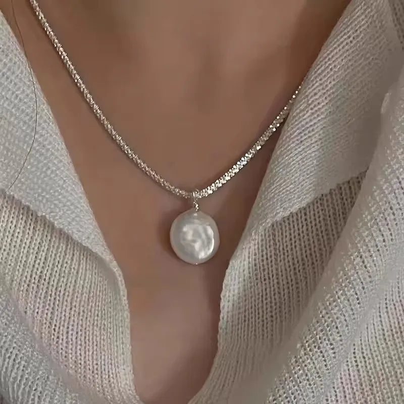 VENTFILLE 925 Sterling Silver Bead Geometry Necklace | SAMAG