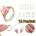 12Pcs 1 Set Ring Adjustment Pad Size Adjuster Fixed Reduction - Visuel 3 | SAMAG