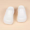 Women's Platform Heels Closed Toe Mules Clogs Breathable EVA Thick Sole Waterproof Slippers From Home