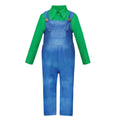 Anime Luigi Bros Game Cosplay Costume Boys Shirt Overall - View 4 | SAMAG