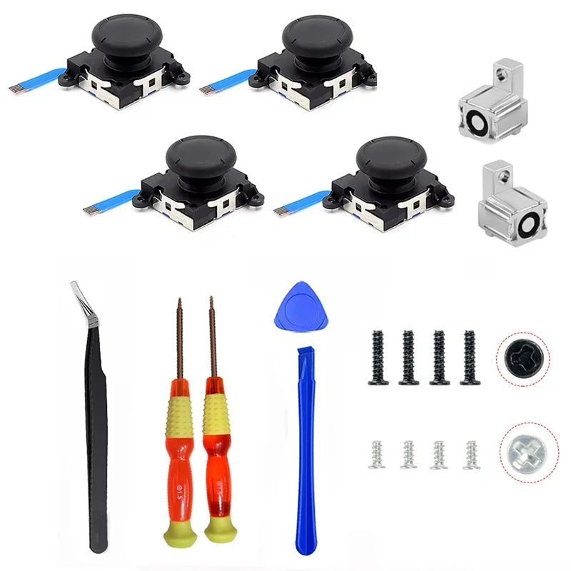 Joycon Joystick Replacement for Switch /Switch Lite /Switch OLED Left Right Controller Repair Parts 3D Analog Thumb Stick