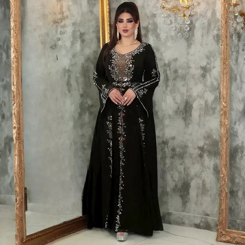 Abayas For Women Dubai Luxury African Muslim Fashion | SAMAG