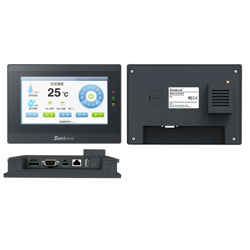Samkoon 7" HMI Touch Panel IoT Function Wifi 4G Optional Modbus RTU TCP Protocol