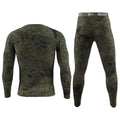 Winter Camouflage Men's Thermal Underwear Warm Sports Long Johns 2026 High Quality Elasticity Cycling Underwear Compression Set