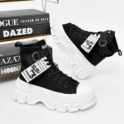 Men's fashionable casual thick-soled high-rise shoes | SAMAG