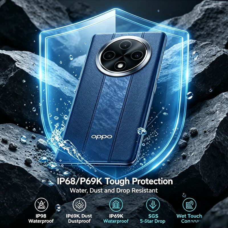 OPPO A3Pro 5G 2026 High-Speed 5G Smartphone with 5000mAh Battery 67W SUPERVOOC Fast Charge AI Dual Camera Official Authentic Pr