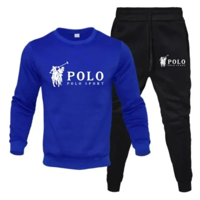 Men's autumn and winter sets of round - neck sweatshirts and jogging pants, and fashion, outdoor fitness - View 12 | SAMAG
