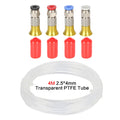 3D printer parts PC4-M6 Pneumatic Straight Connector Part Bore 4mm PTFE Tube Filament M6 Feed Fitting Coupler Filament Dryer Box