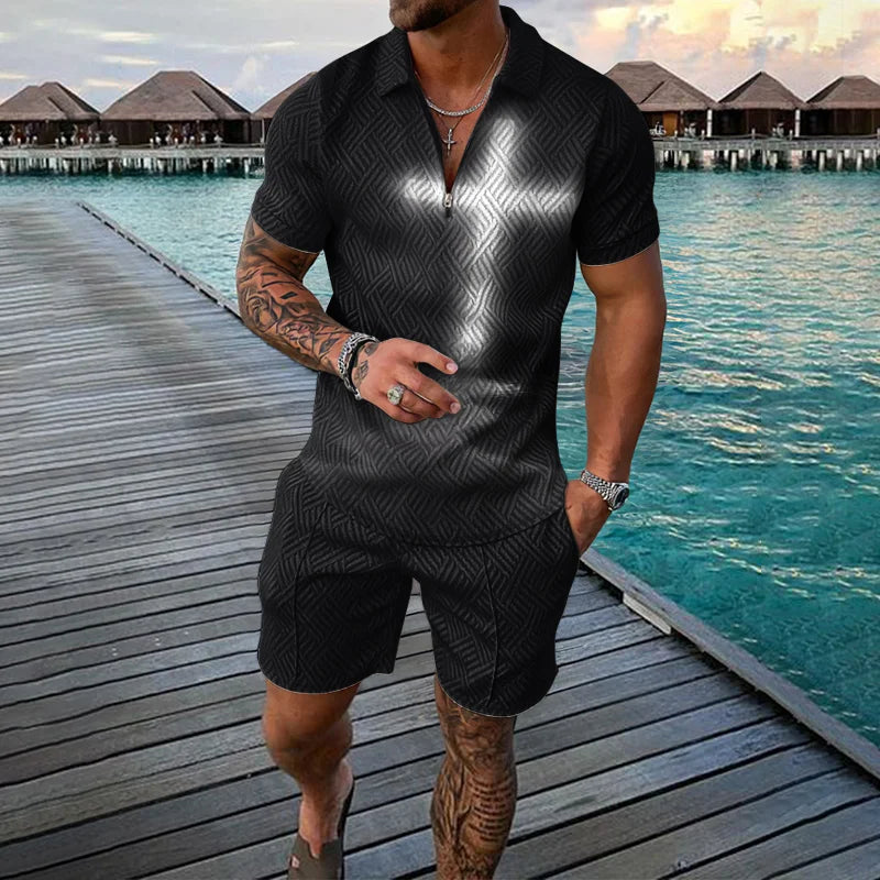 Men's Clothing Tracksuit Sets 3D Print Color Squares | SAMAG