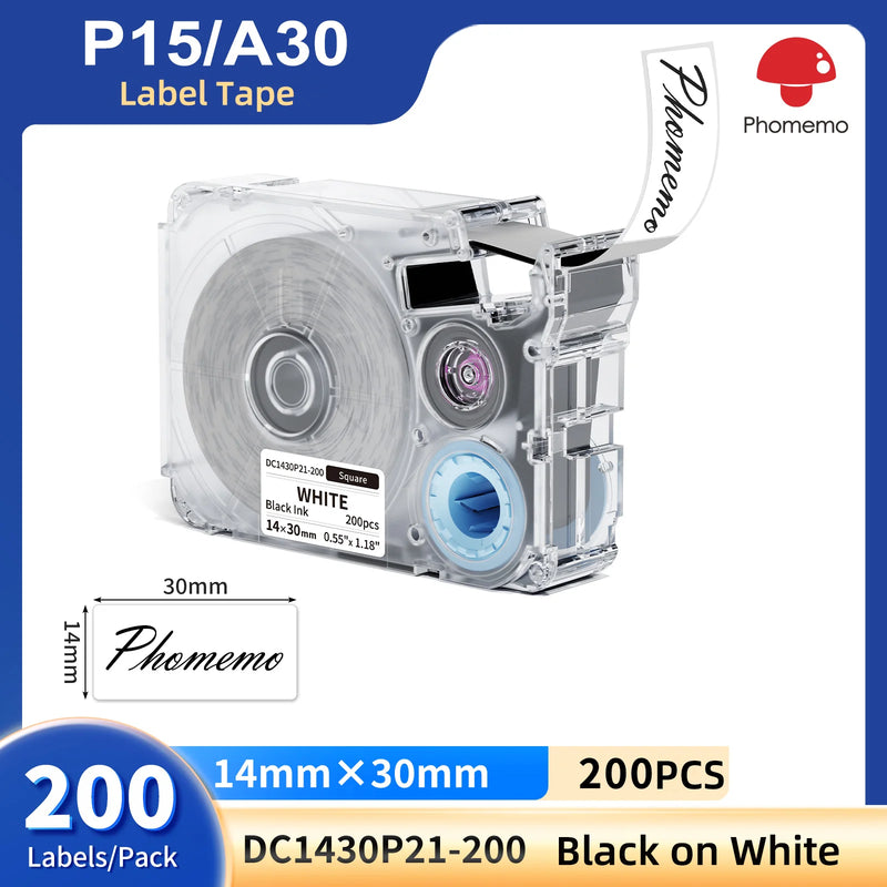 Phomemo A30 P15 Label Maker Long & Gap Tape, Continuous - Visuel 7 | SAMAG