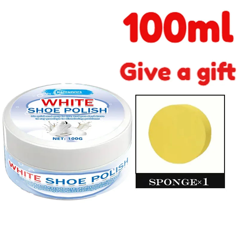 Fasilawei Multi-Use Shoe Furniture Polish - Synthetic White Sneaker Care & Repair Restoration Cream