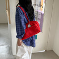 New Fashionable Large Capacity Boston Bag Women's Underarm Slouchy Artistic Style Commuter Single Shoulder Bag
