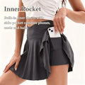 Women's Casual High Waisted Tennis Golf Short Skirt Pants.Light And Flowing  High-Elasticity Breathable Summer Sports Activewear