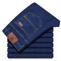 Men's Straight Denim Pants Brand Clothes Black Blue Jeans | SAMAG