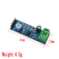 LM386 audio power amplifier module 200 times gain amplifier board mono power amplifier 5V-12V Input