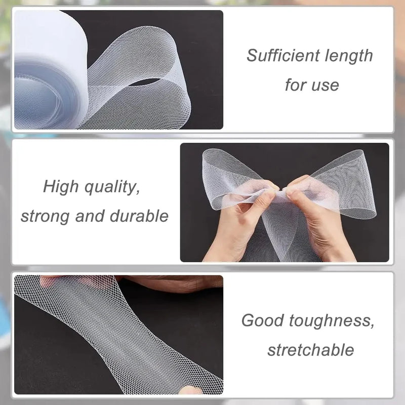 50 Yard Stiff Horsehair Braid for Polyester Boning Sewing - View 6 | SAMAG