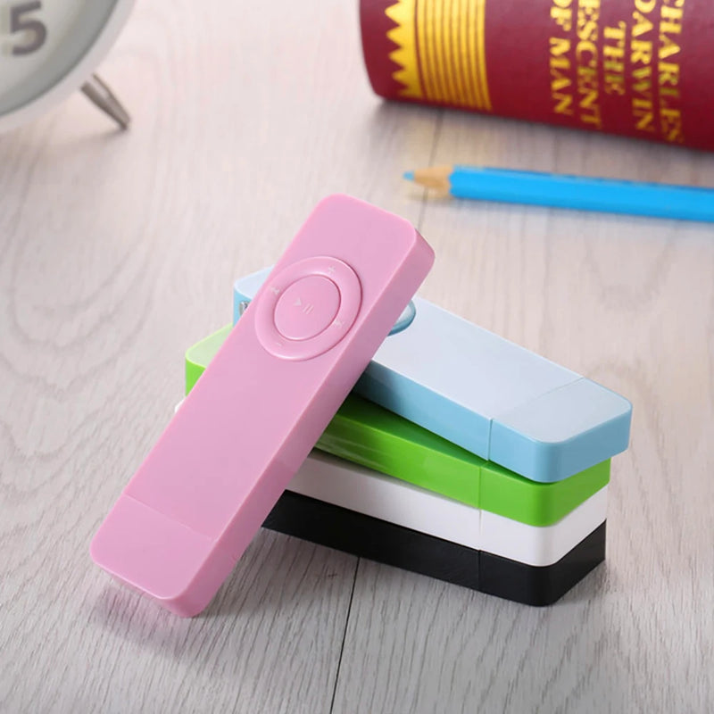 2024 Mini MP3 Player USB in-line Card U Disk MP3 Player USB 2.0 Lossless Sound Music Media Player Support Micro TF Card(No Card)
