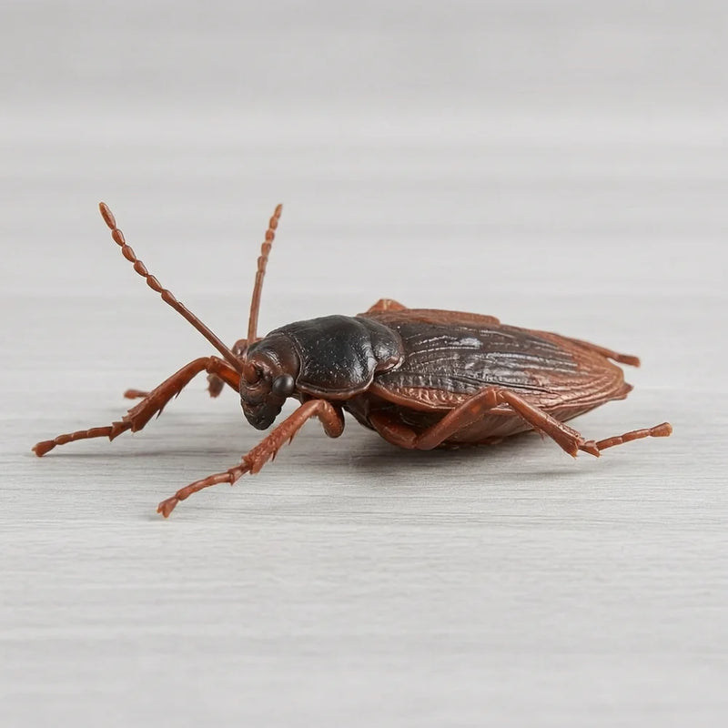 Rubber Cockroach Prop Realistic Fake Prank Joke Toy for Halloween Party Cosplay Special Lifelike