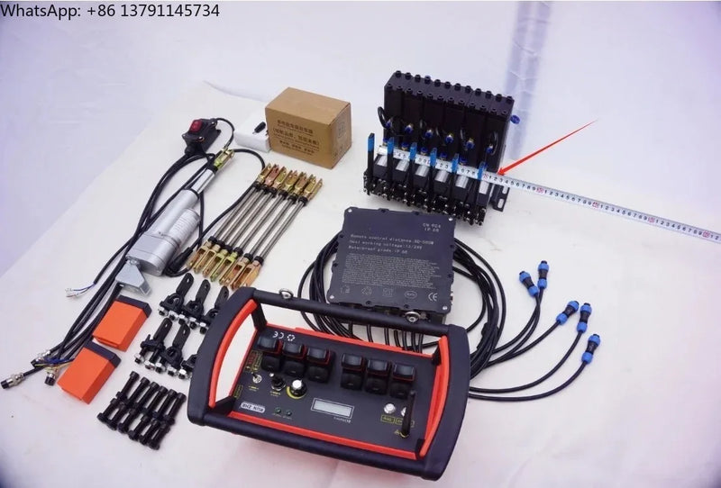 6 Joystick Functions Weightlifting12-24V Hydraulic Valve Truck Crane Remote Control